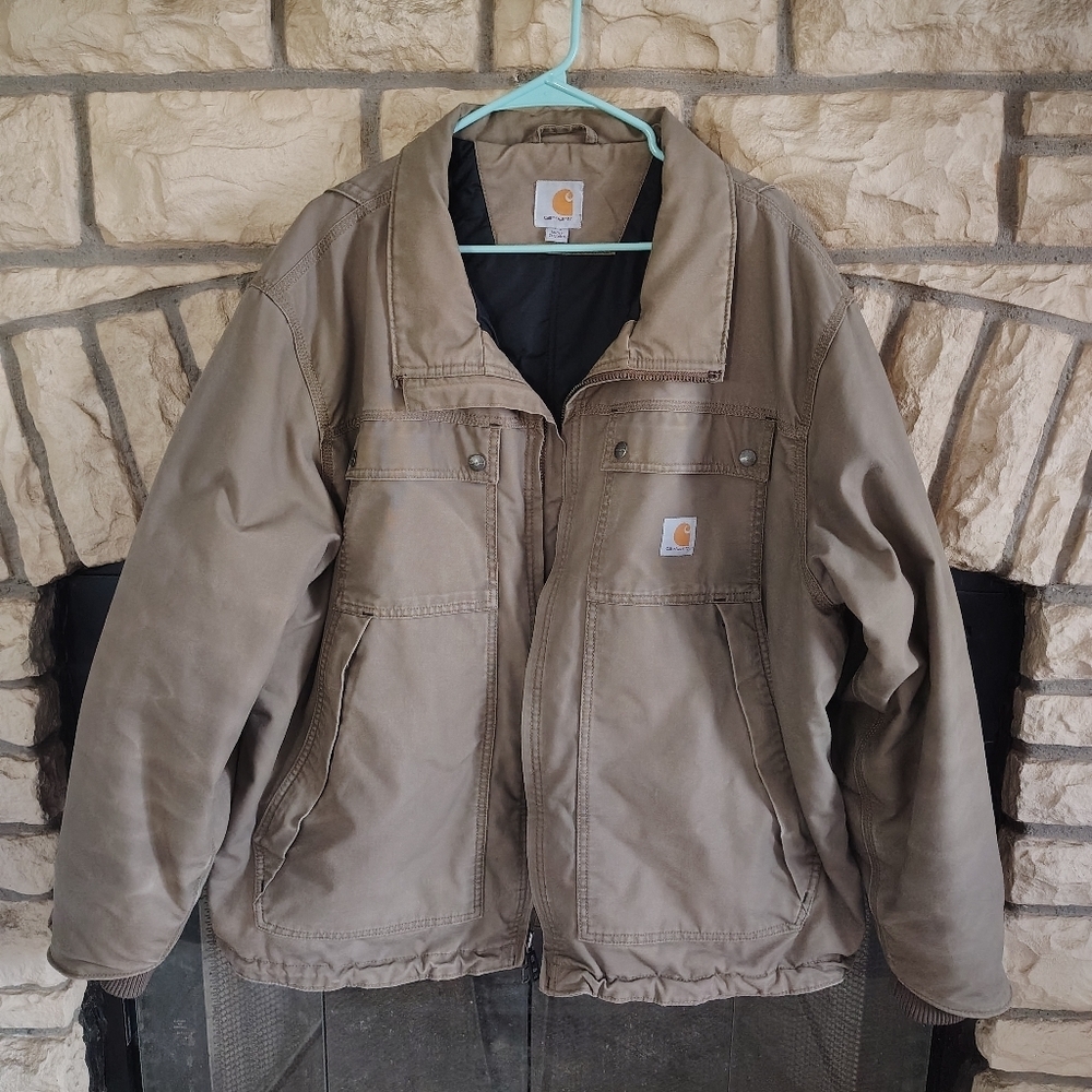Carhartt Men's Brown Performance Jacket Insulated 2XL - Picture 10 of 11